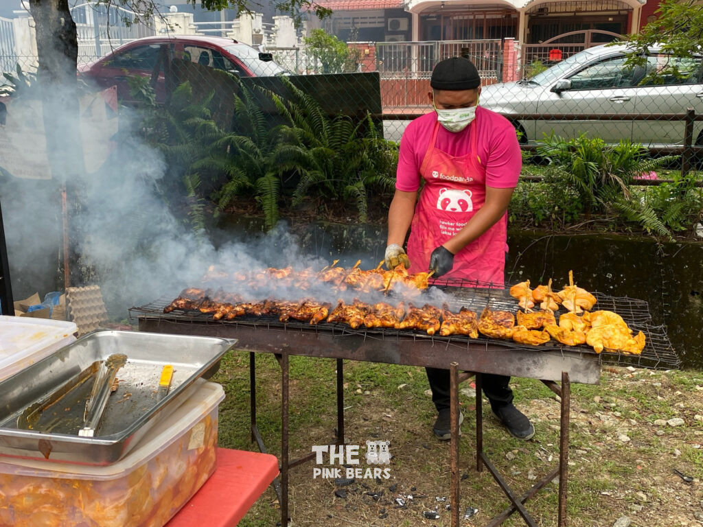 cooking ayam percik